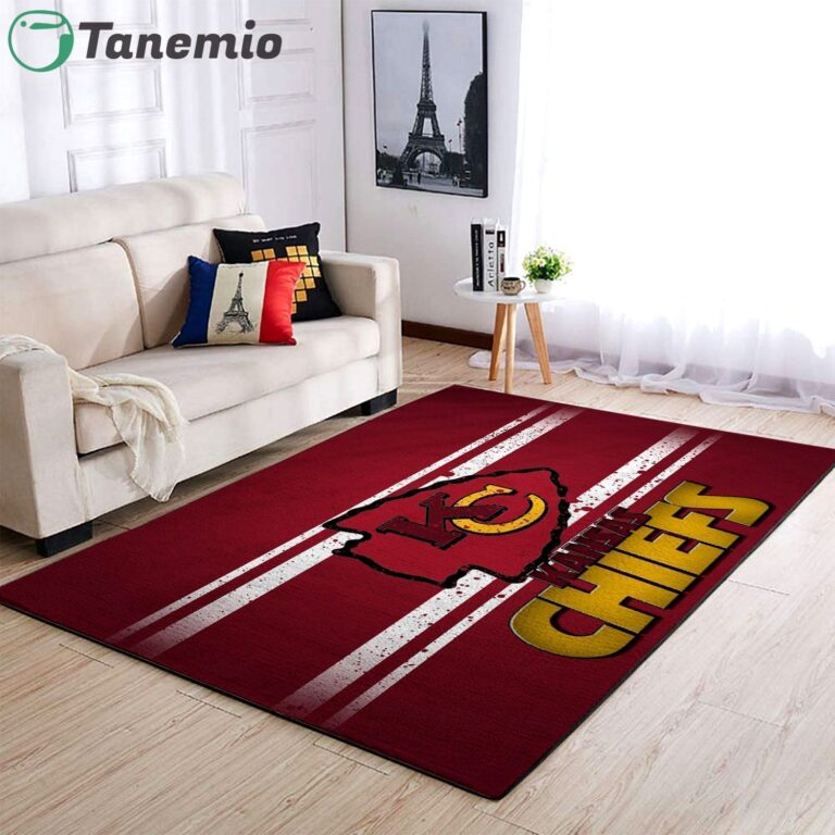 Kansas metropolis chiefs nfl soccer staff brand kind 3570  Rectangle Rug Space Carpet sporty Flooring Door …