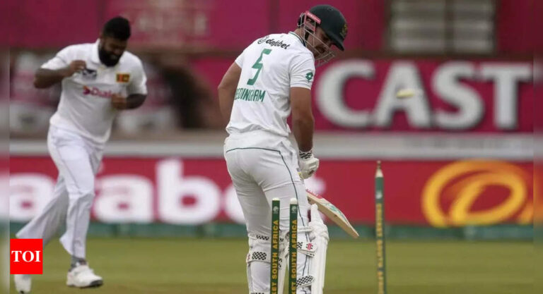 South Africa struggles on rain-affected day 1 towards Sri Lanka in first Check | Cricket Information