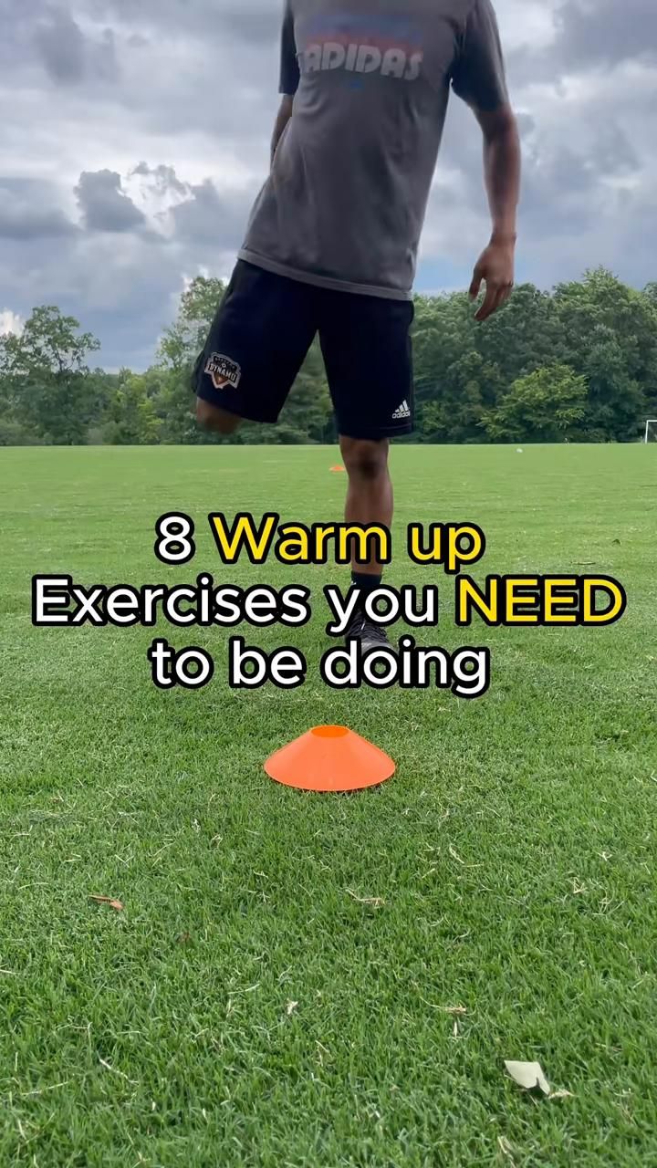 8 Heat Up workouts you NEED to be doing earlier than you practice ⚽️ #soccer #warmup #selfimprovement