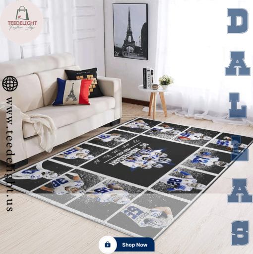 Dallas Cowboys Space Rugs sixtieth, Soccer Space Rugs Residing Room Carpet Flooring Residence Decor Teedelight Trend