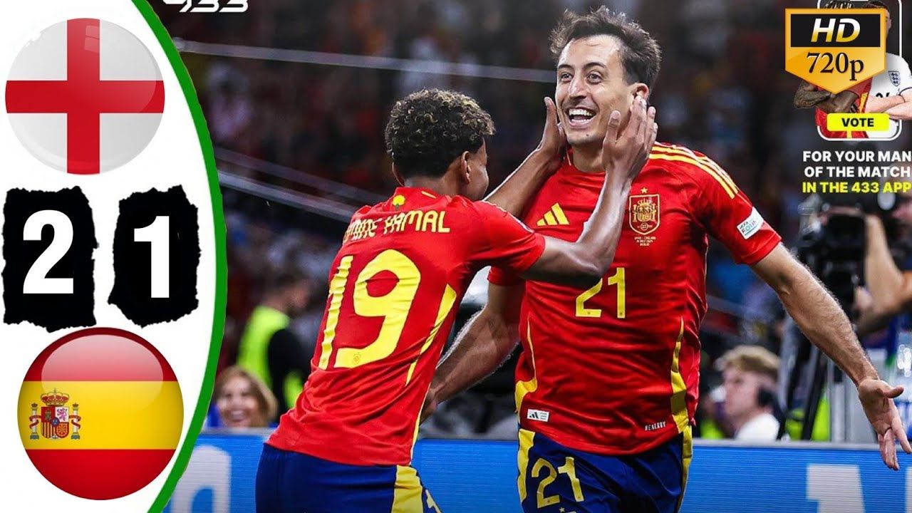 Spain vs England 2-1 Newest Highlights & All Purpose Euro Remaining 2024 / Lamine Yamal Purpose 💥