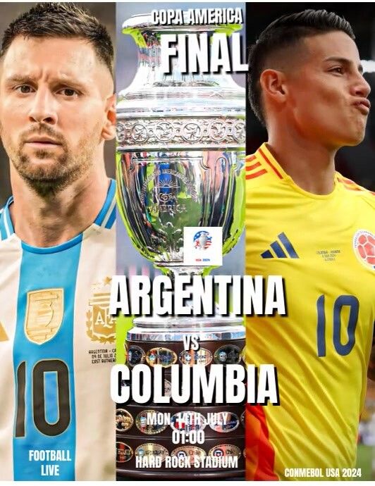 Watch reside closing Argentina vs Colombia