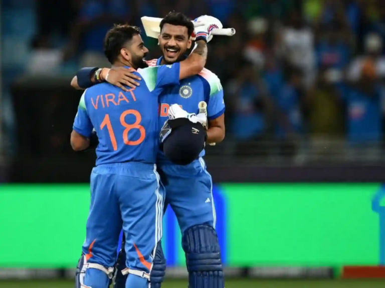 Axar Patel pull-offs a MS Dhoni in IND vs PAK to assist Virat Kohli rating ton