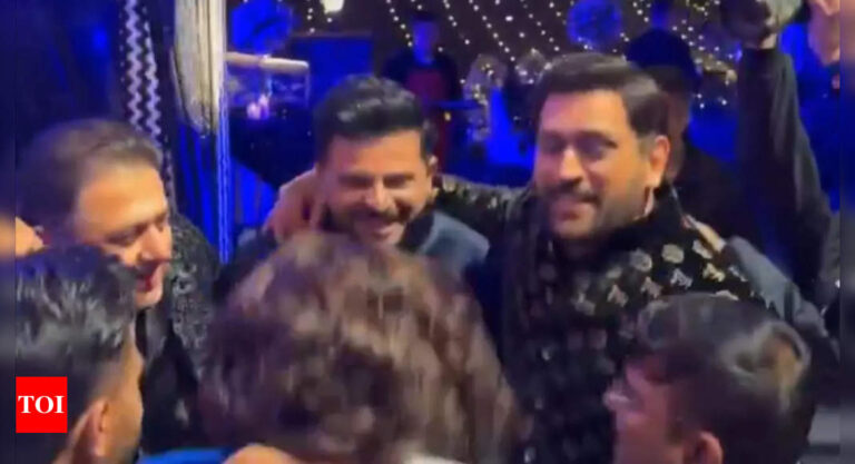 Viral video: MS Dhoni, Suresh Raina, and Rishabh Pant set the dance ground on hearth at ‘Sangeet’ ceremony | Off the sphere Information