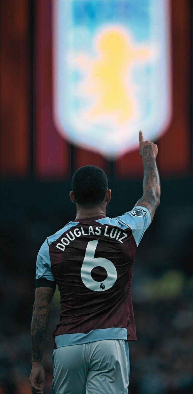 Douglas Luiz Aston Villa avfc hd soccer wallpaper