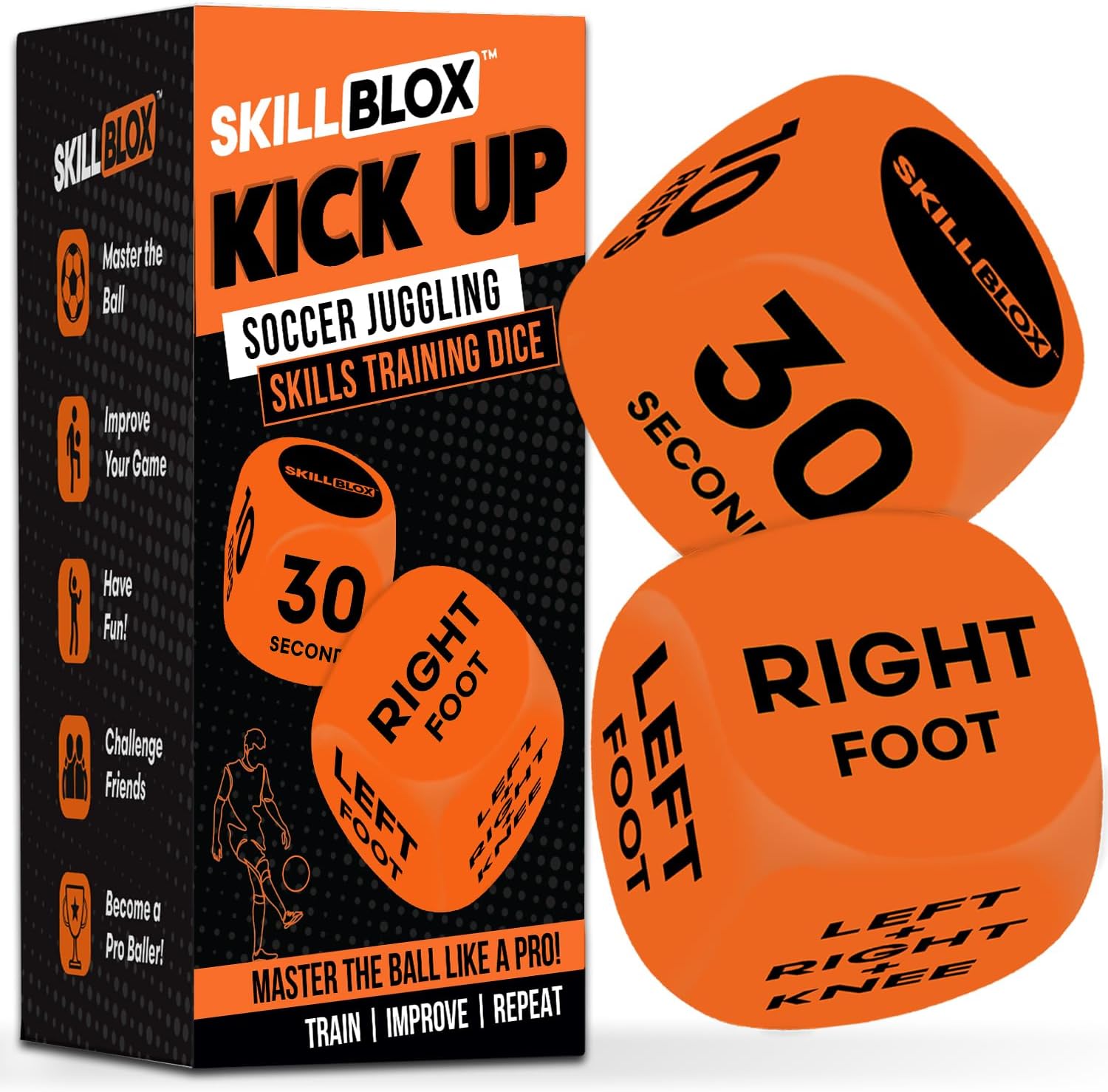 Soccer Kick Up Training Dice (2 pcs) – Football Juggling