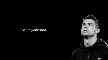 shoot your shot ronaldo wallpaper desktop