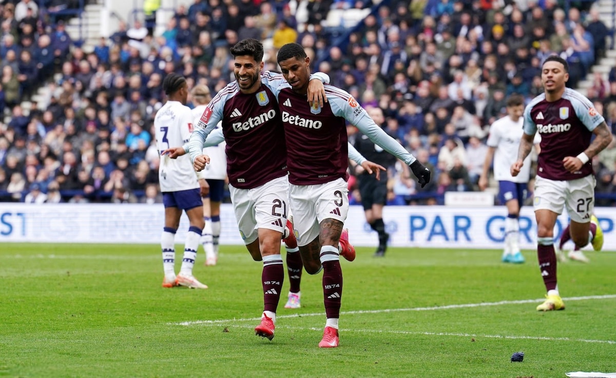 Marcus Rashford Double Fires Aston Villa Into FA Cup Semifinals