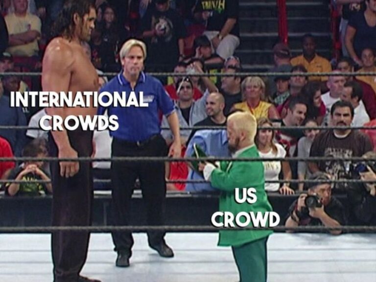 Fan compares Worldwide and US crowds with The Nice Khali and Hornswoggle