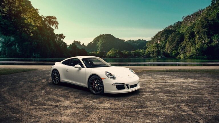 Porsche With Good Background