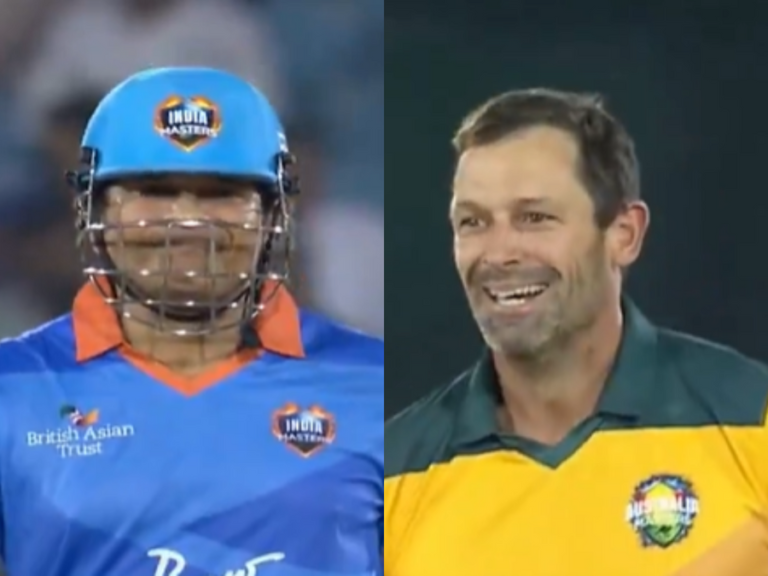 Sachin Tendulkar falls prey to Ben Hilfenhaus’ magnificent slower supply in 1st semi-final of IML 2025