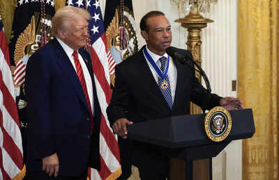 US president Donald Trump comments on Tiger Woods dating former daughter-in-law Vanessa | Off the field News