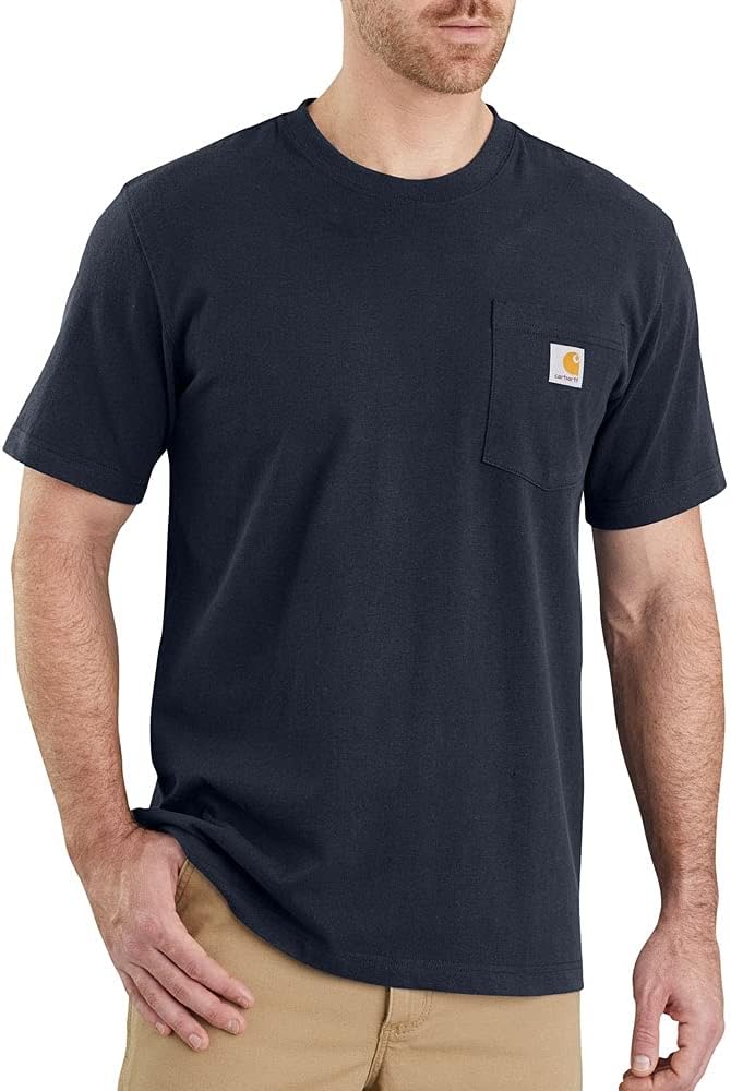 Carhartt Men’s Relaxed Fit Heavyweight Short-Sleeve Pocket T-Shirt