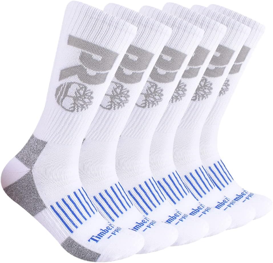 Timberland PRO Men’s 6-Pack Crew Socks