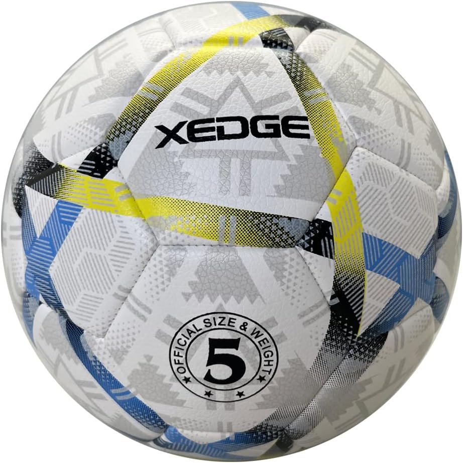 Official Size Soccer Ball,Size 5 Training Ball for Girls,Boys,Youth Teenagers,Adults,Machine Stitched for Indoor Outdoor Play