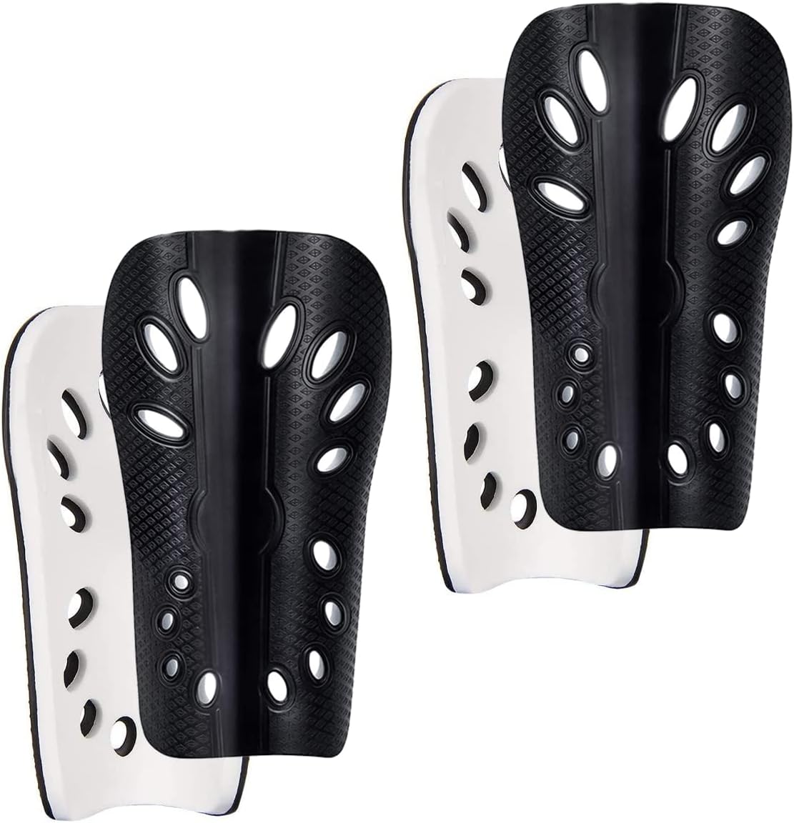 Youth Soccer Shin Guards for Kids Shin Pads Child Calf Protective Gear Protective Soccer Equipment for Boys Girls Toddler Teenagers 3-15 Years Old