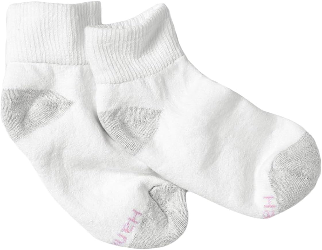 Hanes Women’s Value, Ankle Soft Moisture-wicking Socks, Available in 10 and 14-packs