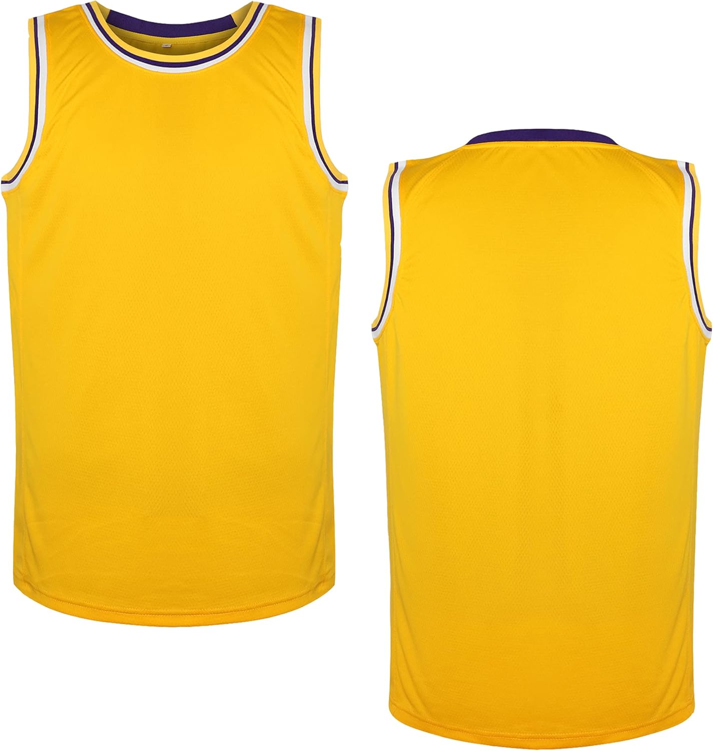 MESOSPERO Blank Basketball Jersey,Men’s Mesh Athletic Sports Shirts Black Yellow White Blue Red S-3XL
