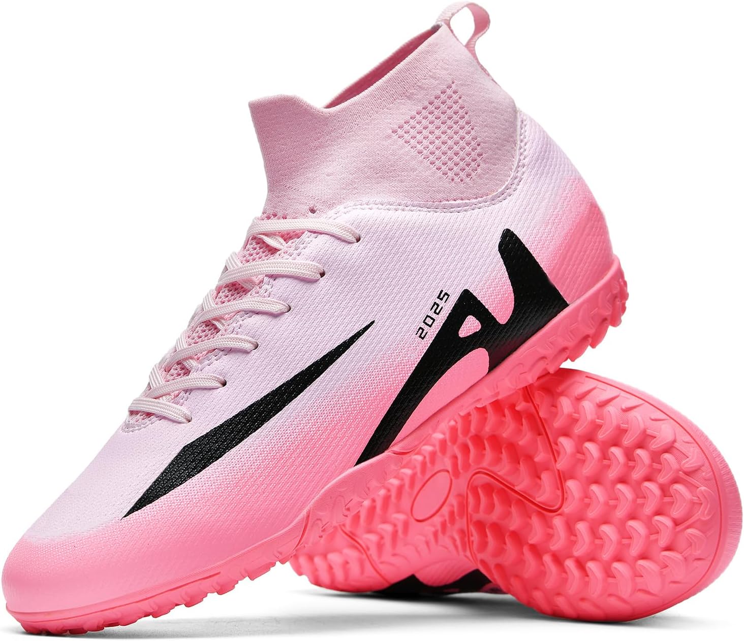 Soccer Cleats for Mens Womens Indoor Soccer Shoes Unisex Baseball Turf Shoes Youth Rugby Shoes Adult AG FG TF Football Boots Wide Training Sneaker