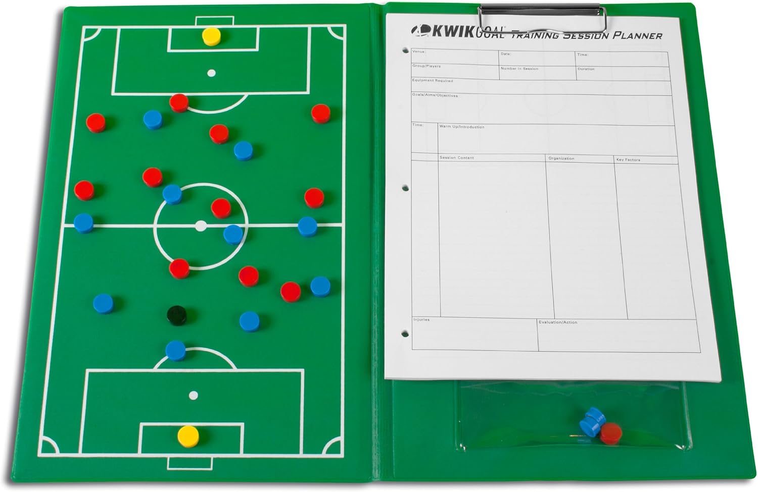 Kwik Goal Soccer Magnetic Board Green ,8 1/2-Inch W x 12-Inch H