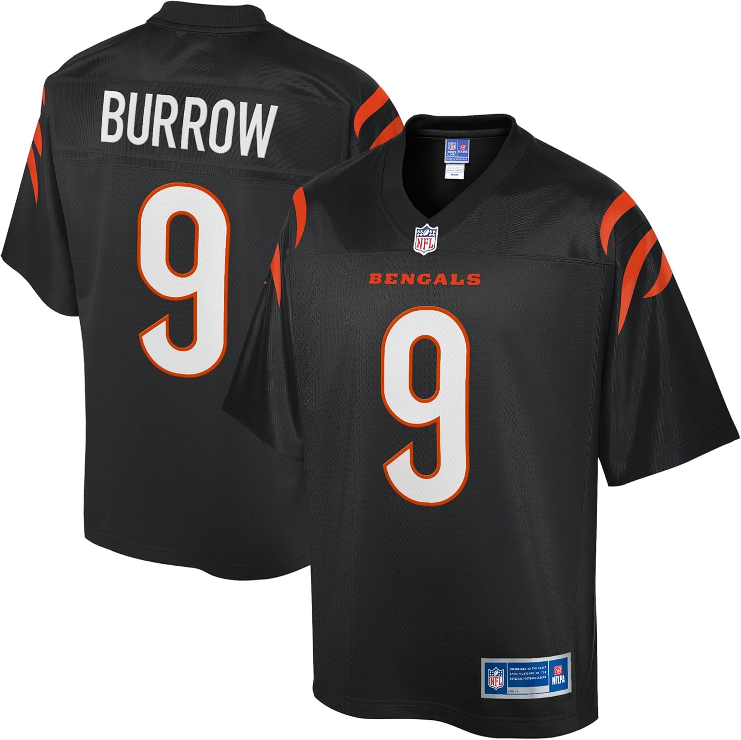 NFL PRO LINE Men’s Joe Burrow Black Cincinnati Bengals Replica Jersey
