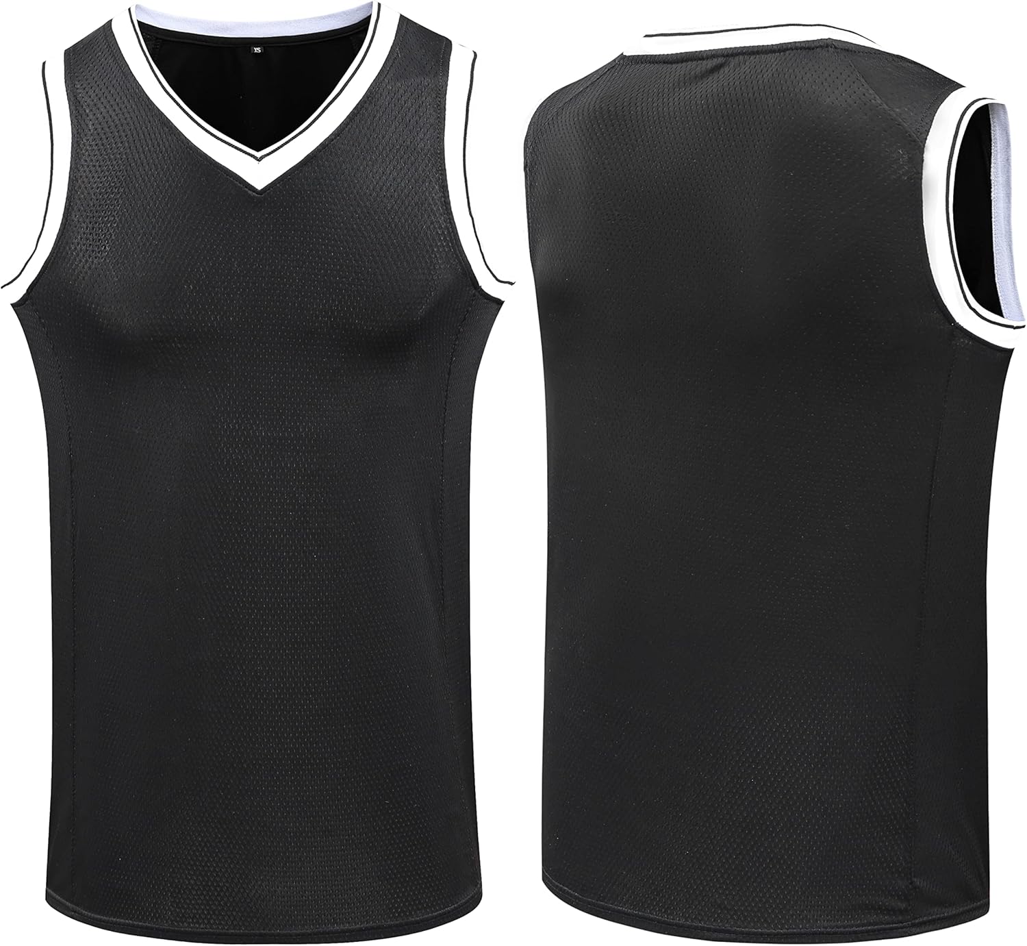 YWIES Plain Basketball Jersey, Blank Team Uniform, Hip Hop Hipster Short Sleeveless Active Shirts