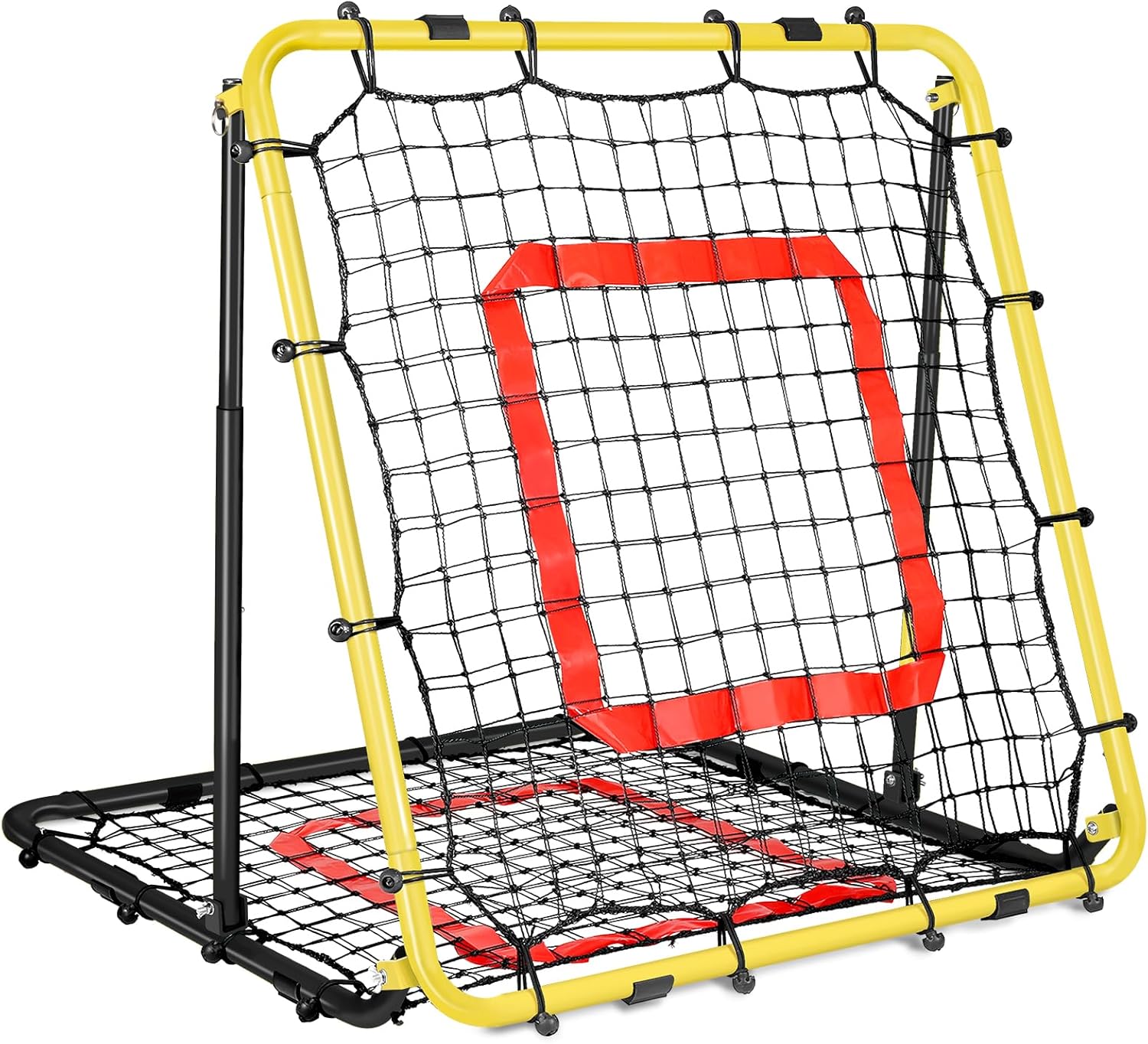 Baseball and Softball Rebounder Net,Baseball Rebounder,Volleyball Rebounder,Pitch Back Net,Multi-Sport Training Rebound Screen,with Pitching Target,Easy Adjustable Angles