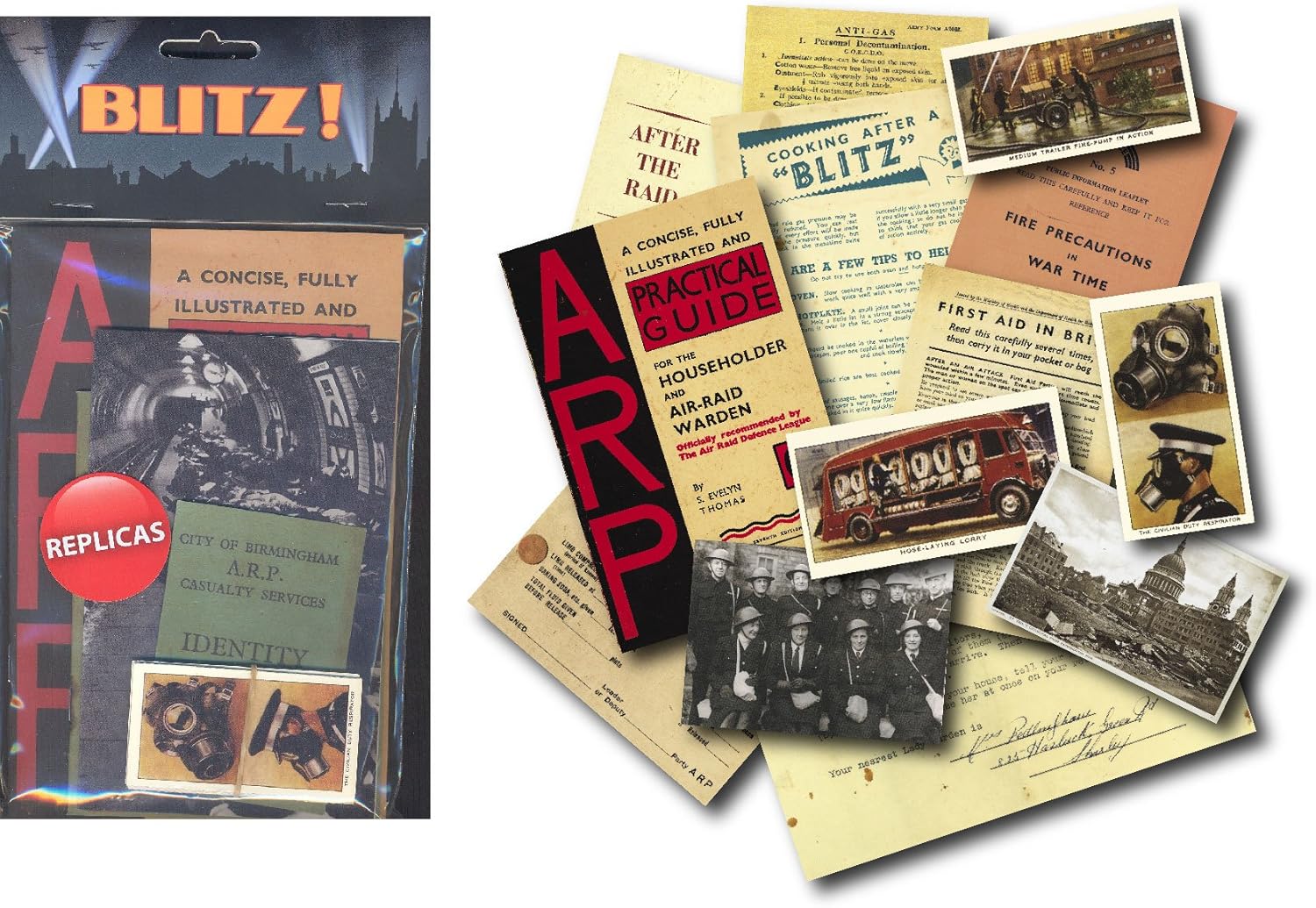 The Blitz: World War 2 Replica Memorabilia Pack