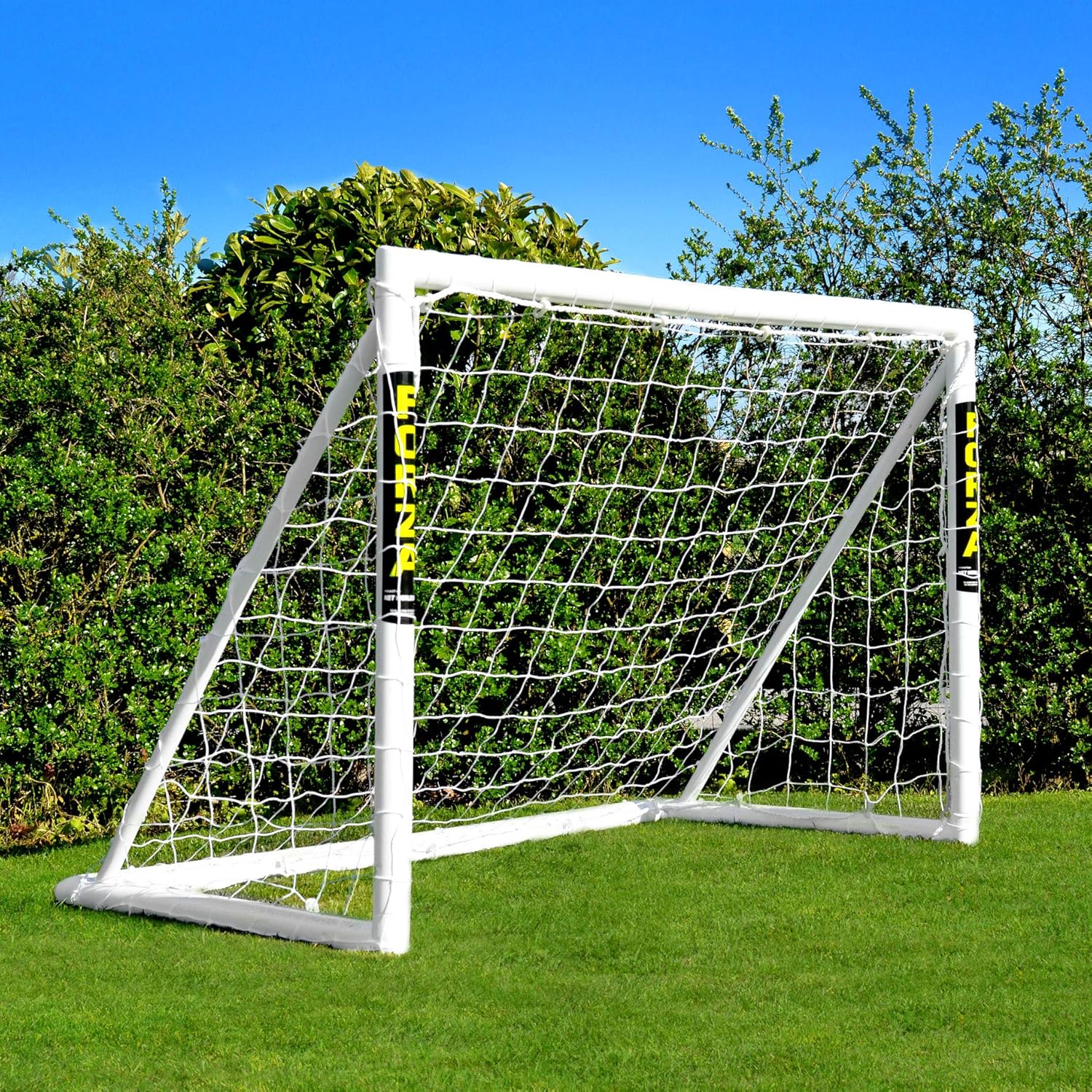 Forza Backyard Soccer Goals [9 Sizes] | Ultra-Durable uPVC Weatherproof Kids Soccer Goals | Quick Assembly – Every Goal Counts!