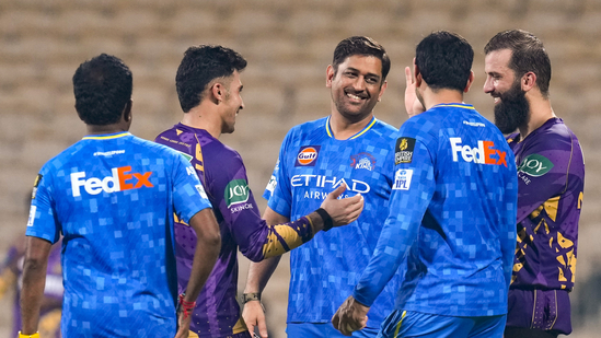 MS Dhoni brands CSK legend a ‘traitor’, then fist-bumps him to set ball rolling on high-voltage showdown vs KKR