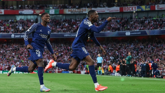 Ousmane Dembele sinks Arsenal as PSG seize edge in Champions League semi-final | Football News