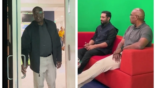 Ian Bishop walked straight into the studio during Ambati Raydu's recording