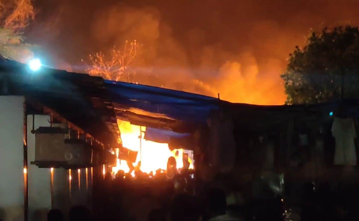 Major Fire At Popular Delhi Market Dilli Haat, No Casualties