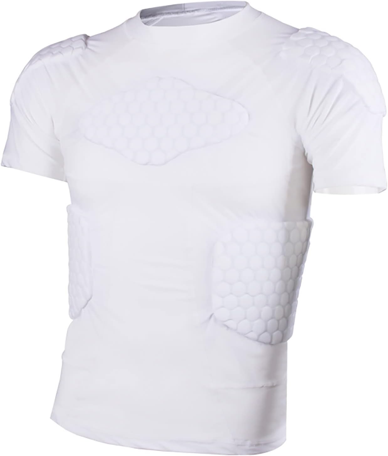 Men’s Padded Football Protective Gear Set Training Suit for Soccer Basketball Paintball Rib Protector