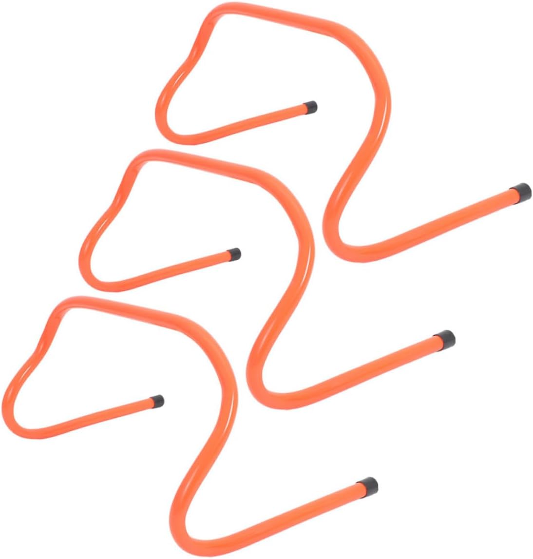 Kisangel 3Pcs Agility Hurdles for Training Speed and Agility Practice Equipment Lightweight Plastic Hurdles for Soccer Football Track Training for Skill Development