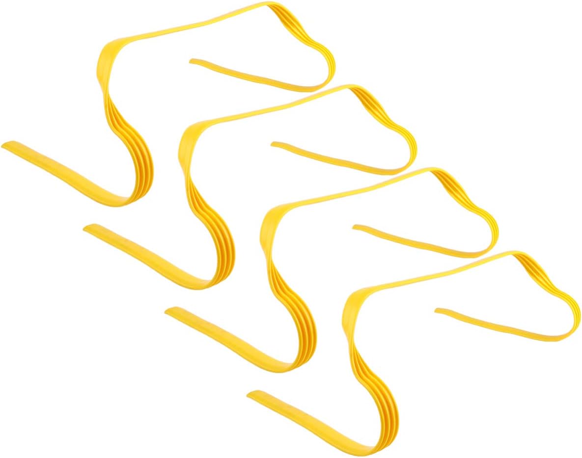 YARNOW 4Pcs Agility Training Hurdles for High Football Training Equipment Detachable Speed Hurdles for Core Strength Cardio and Jumping Exercises Suitable for Outdoor Sports