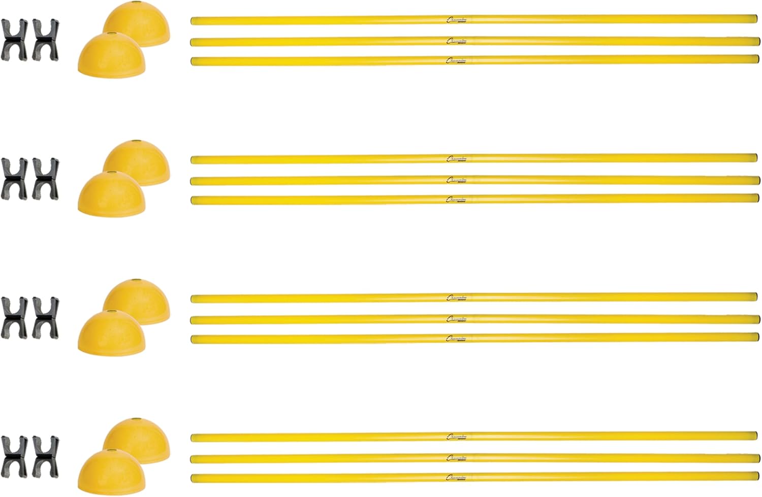 Champion Sports Agility Hurdle Set, Yellow