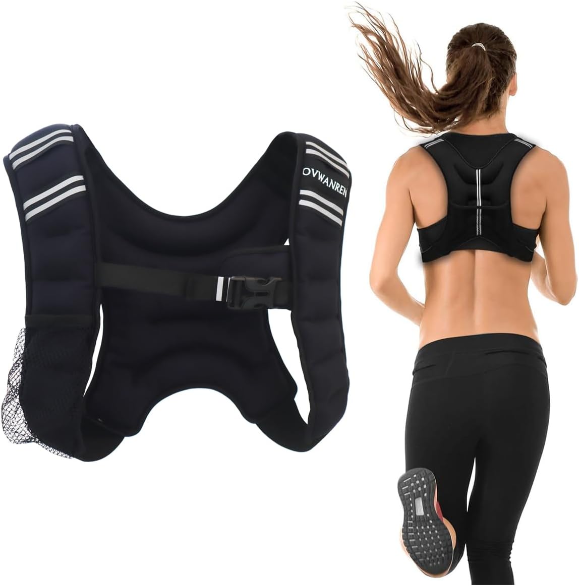 Sport Weighted Vest 6 pounds Cardio Strength Training Workout Equipment Body Weight Vest for Running Walking Men Women Youth