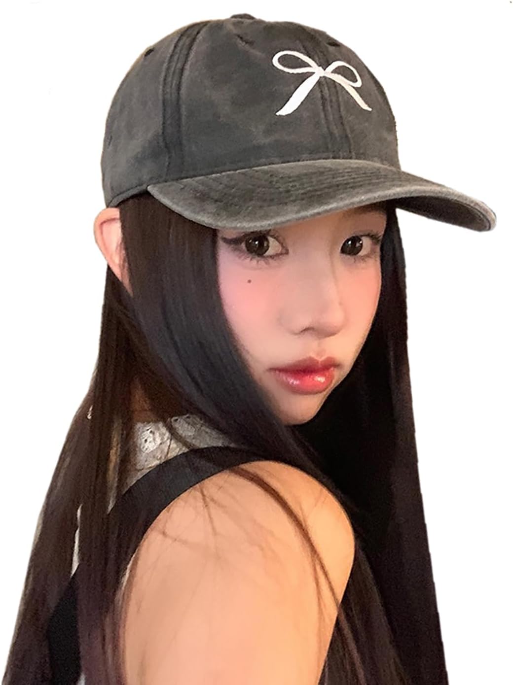 Bow-Tie Baseball Cap for Women Fashion Sun Hats for Women Trucker Hat Y2k Sun Cap Visor Cap Hiking Travel Trendy 2025
