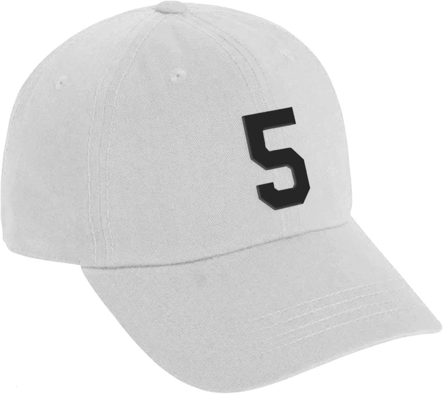 Daxton Custom Black Team Number Low Profile Adjustable Baseball Dad Hat Cap