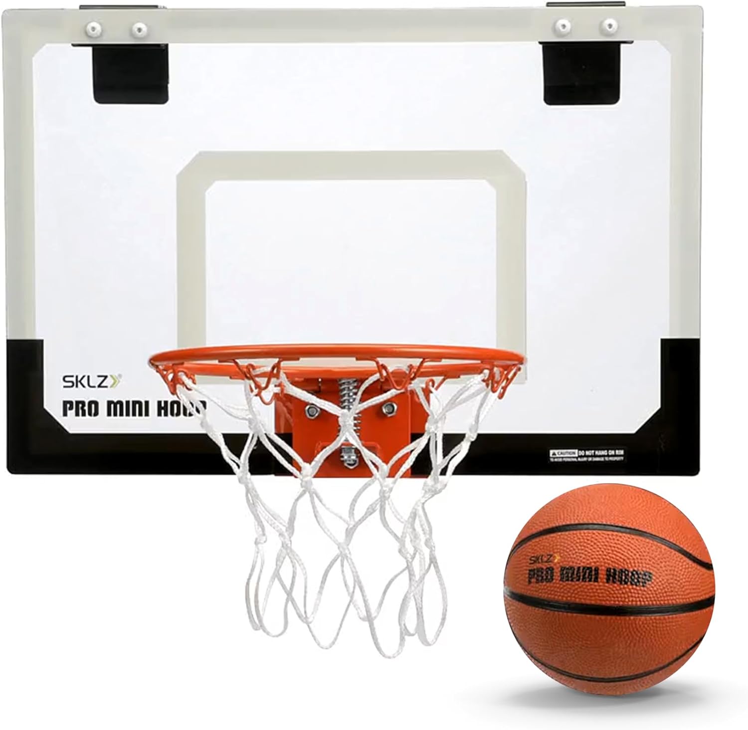 SKLZ Pro Mini Indoor Basketball Hoop – Over The Door – Portable – Great for Home, Dorms, Offices, and Gifts