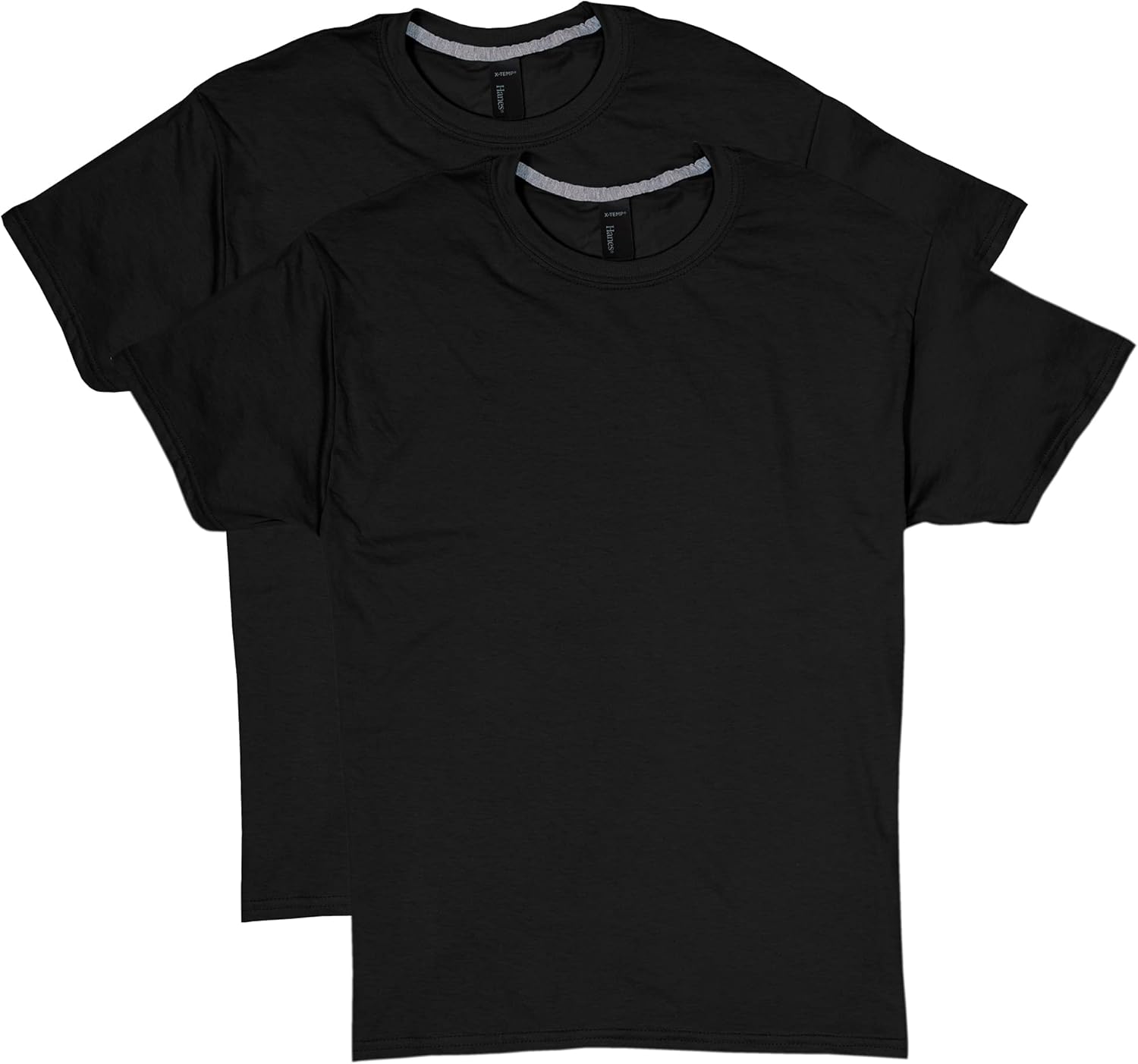 Hanes Men’s X-Temp Performance T-Shirt Pack, Cotton Blend Moisture-Wicking Tees for Men, 2-Pack