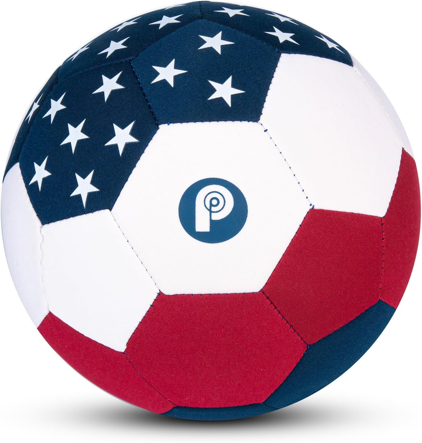 The House Ball, Soft and Safe Indoor Soccer Balls Size 4, Stars Flag Silent Soccer Kids Fun Gifts for Girls Boys Indoor Play