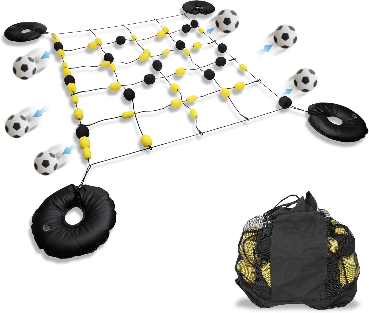 Dgavxa- Goalkeeper Equipment for Training has Multiple Different Refraction Angles.Floor Matrix Deflector Soccer| Reflex & Agility Training-Upgrade After Professional Player Evaluation