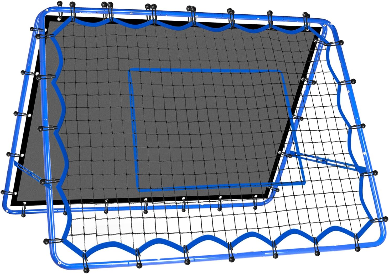 Dual-Sided Soccer Rebounder Net, Fast & Slow Rebound Speed Training for Control, Passing Practice, Easy Setup Baseball/Volleyball Rbounder Gifts Aids & Equipment for Kids,Teens & Adults
