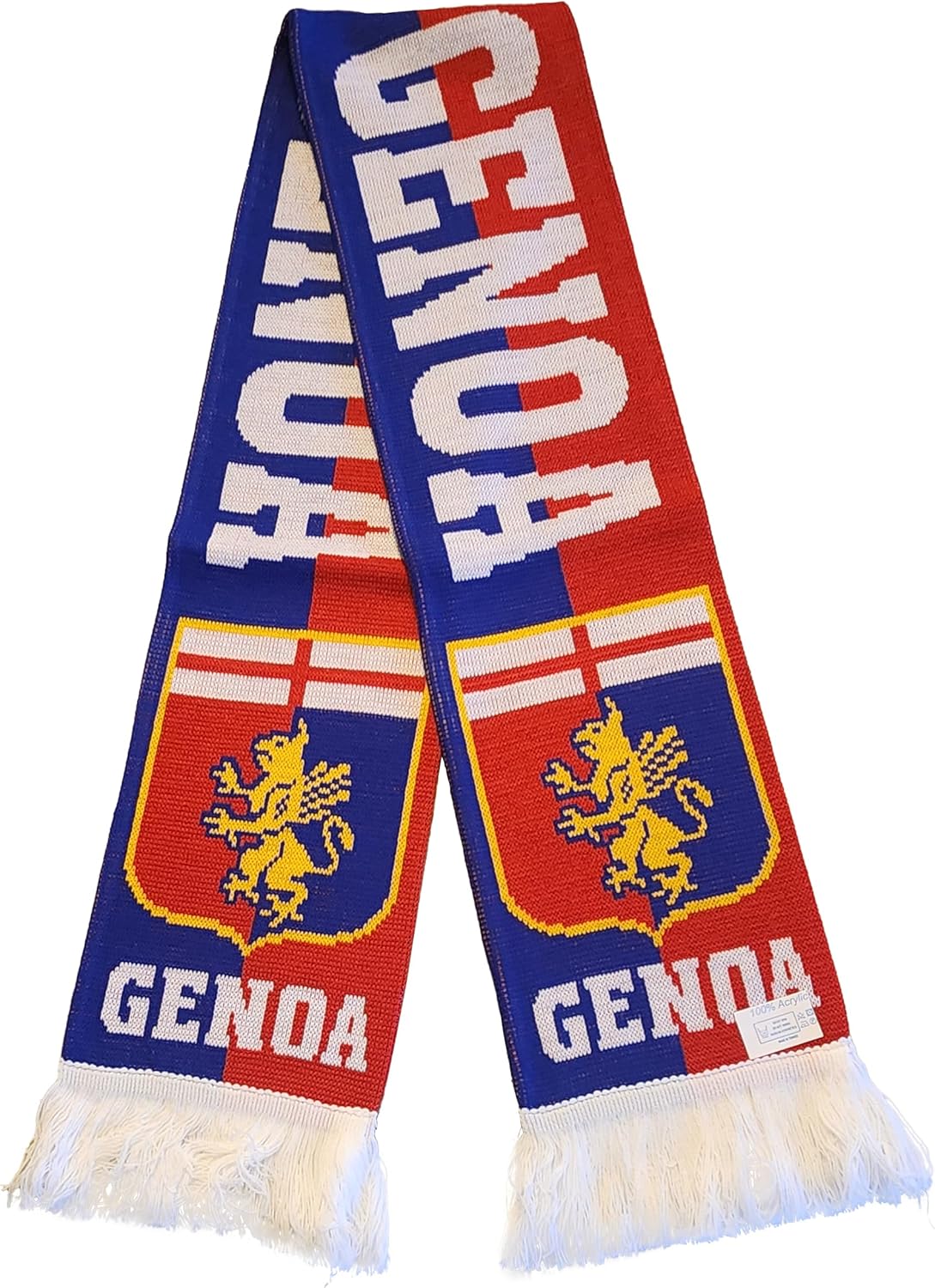 Genoa Scarf | Soccer Fan Scarf | Premium Acrylic Knit