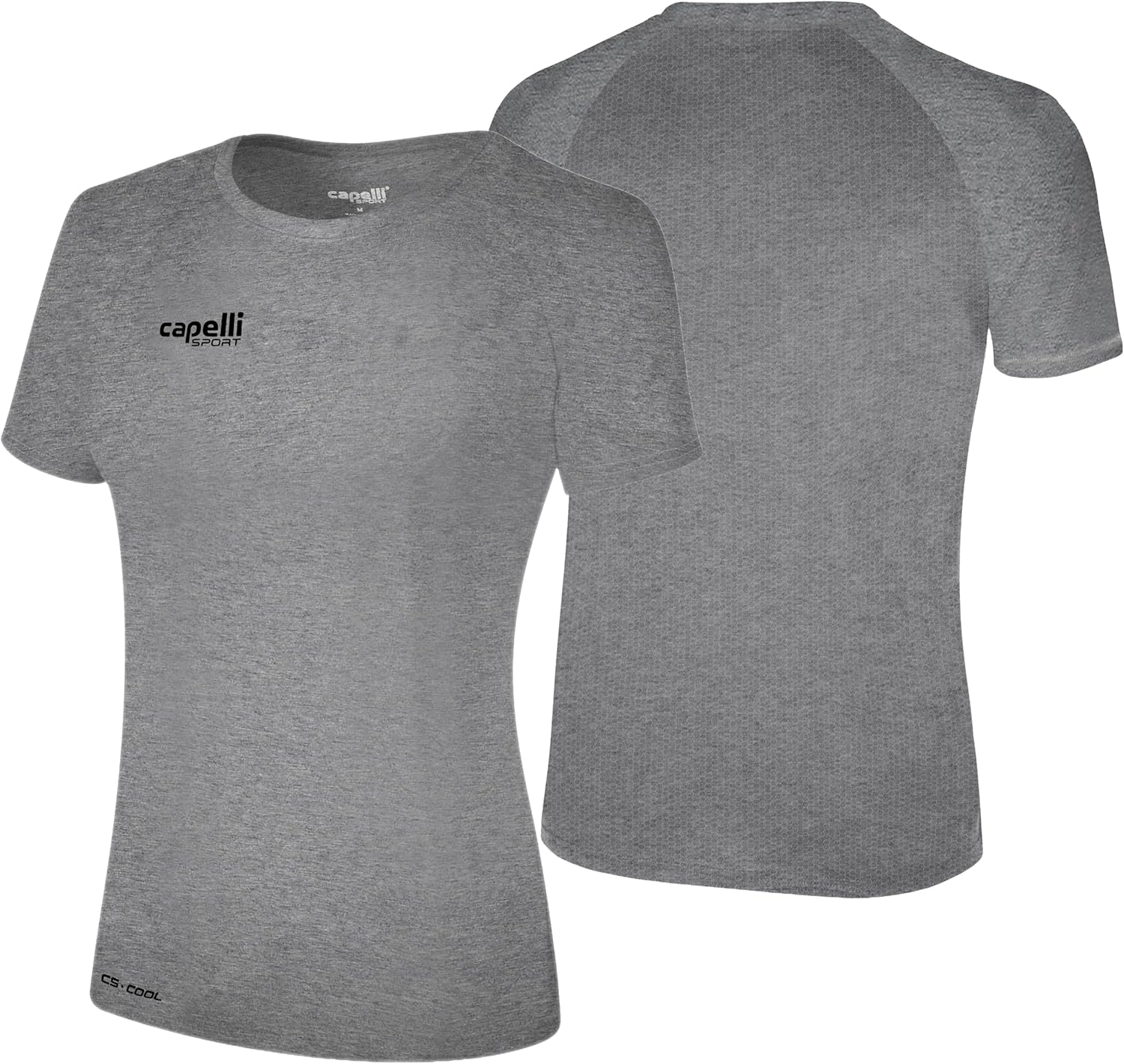 Capelli Sport Women’s Workout Top, Short Sleeve Crew Neck Exercise Training Jersey