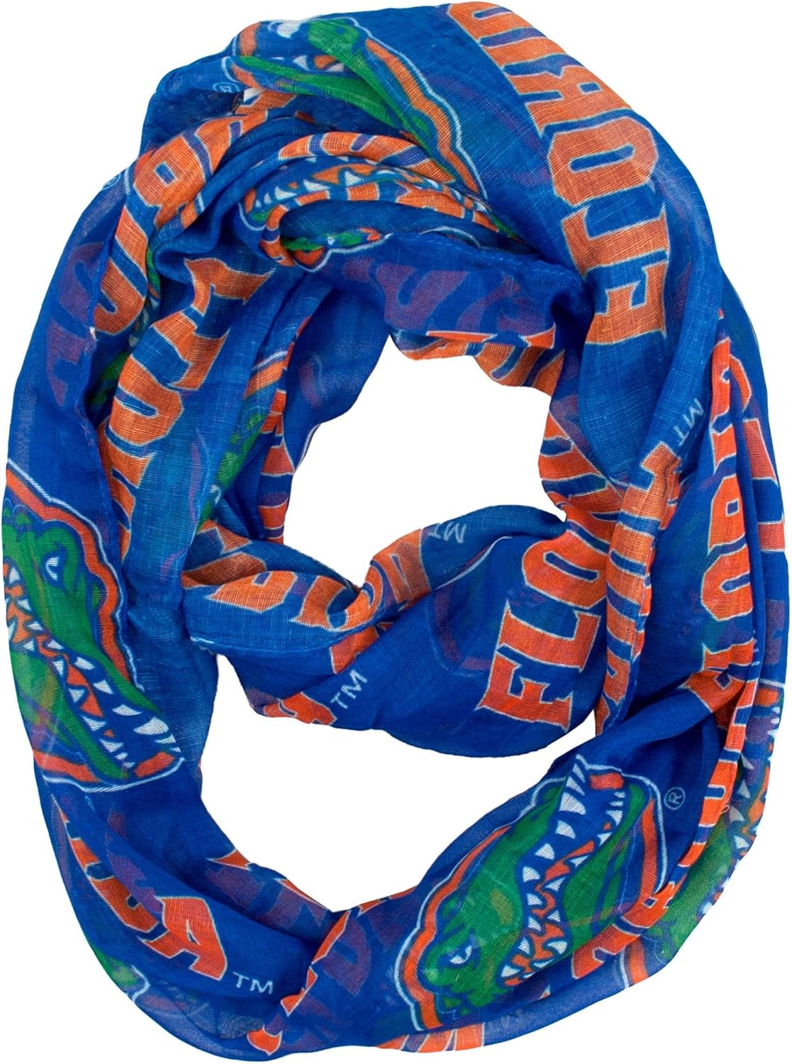 Littlearth Florida Gators NCAA Sheer Infinity Scarf