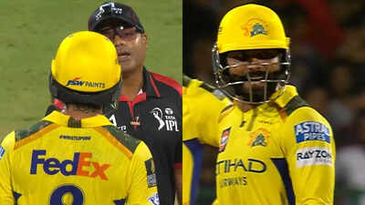 Drama in Bengaluru! Jadeja confronts umpire after CSK batter Dewald Brevis denied DRS – Watch | Cricket News