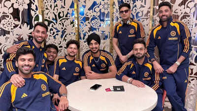 Watch: Indian cricket team departs for England; heralds start of new era | Cricket News